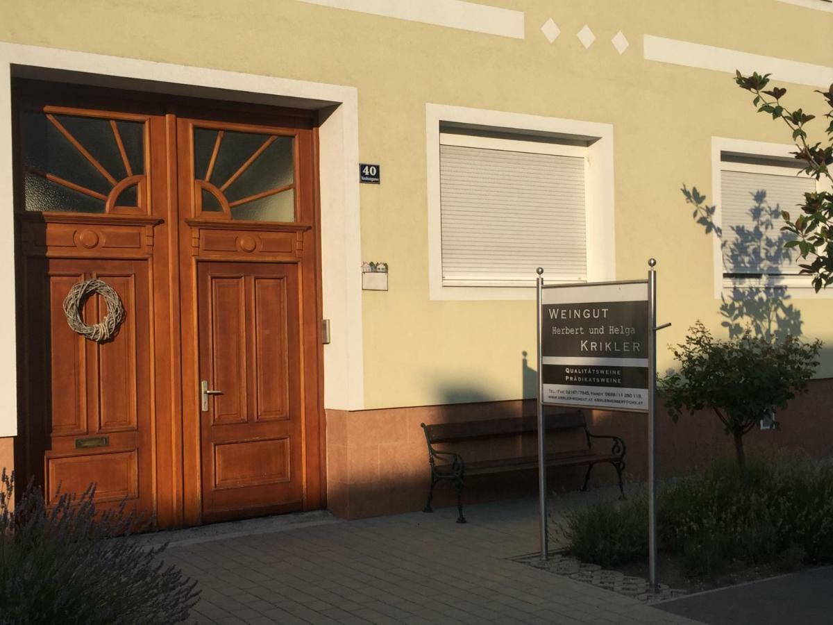 Ferienwohnung Weingut Krikler Weiden am See Exterior foto